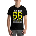 56th Birthday Man Woman 56 Year Old Gift  Oversized Silhouette T-Shirt