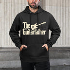 Fathers Day The Guitar-father Guitarist Dad Family Matching Breathable Fabric Hoodie