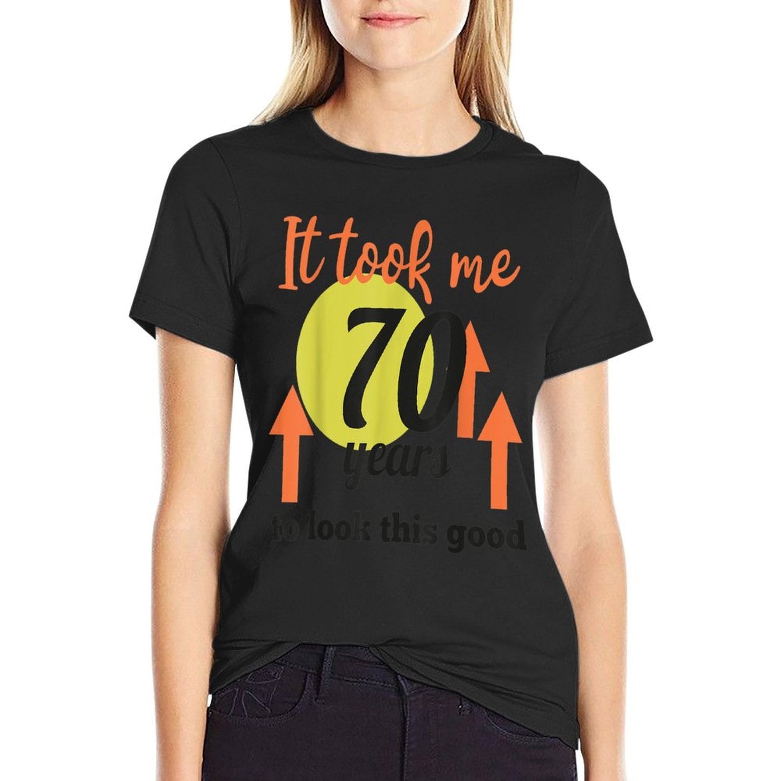 70th Birthday Tshirt - A Great Gift for 70 Year Old  Fade-proof Color T-Shirt