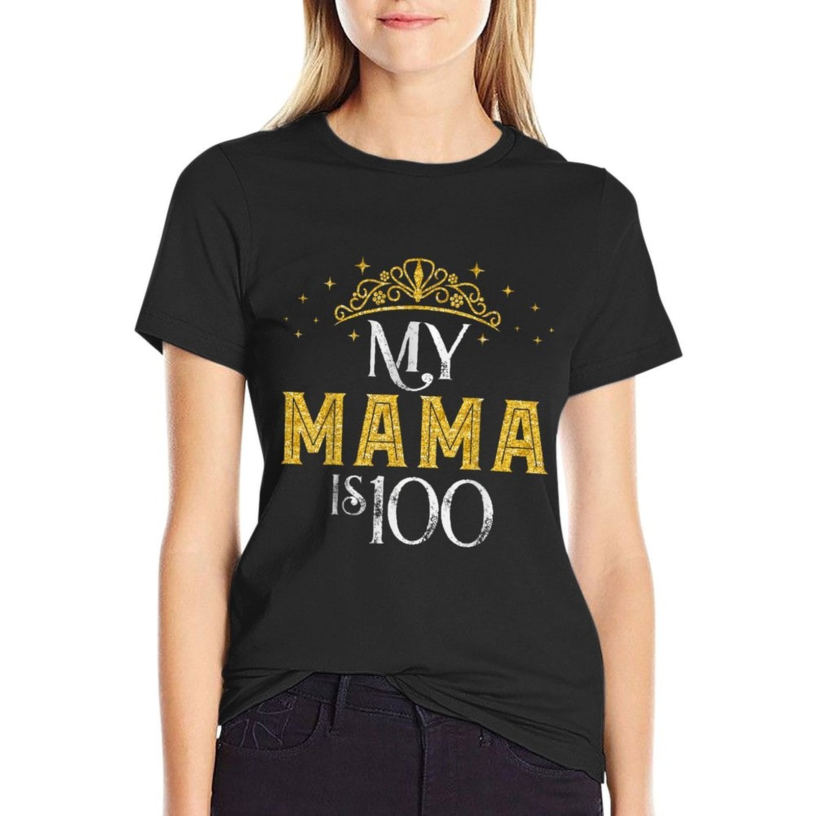 My MAMA Is 100 Years Old 1922 100th Birthday Gift For Mom  Lightweight T-Shirt