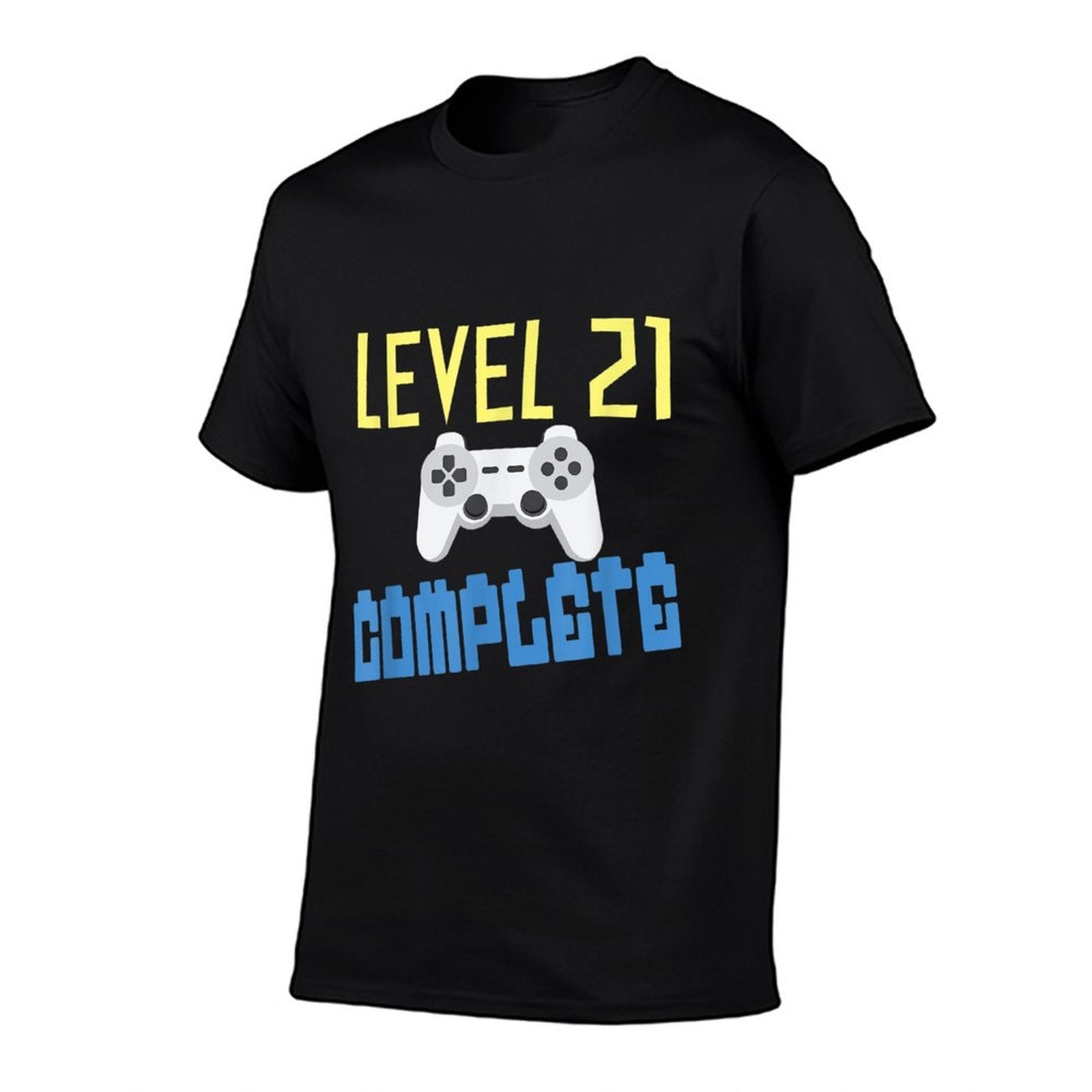 21 Years Gamer Gift, Gamer Birthday 21st  Summer-ready Fabric T-Shirt