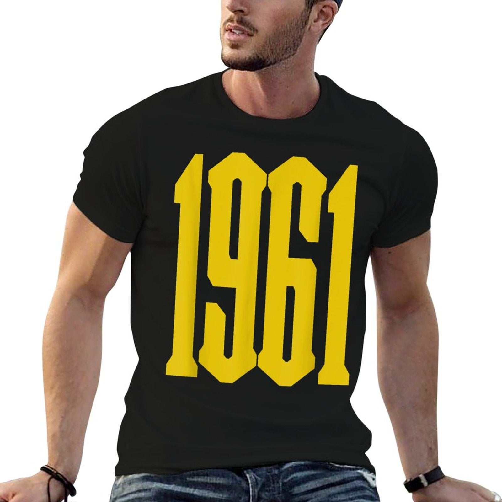 1961  Born in 1961 - 1961 Birthday 60s 60th Birthday  Polyester Blend T-Shirt