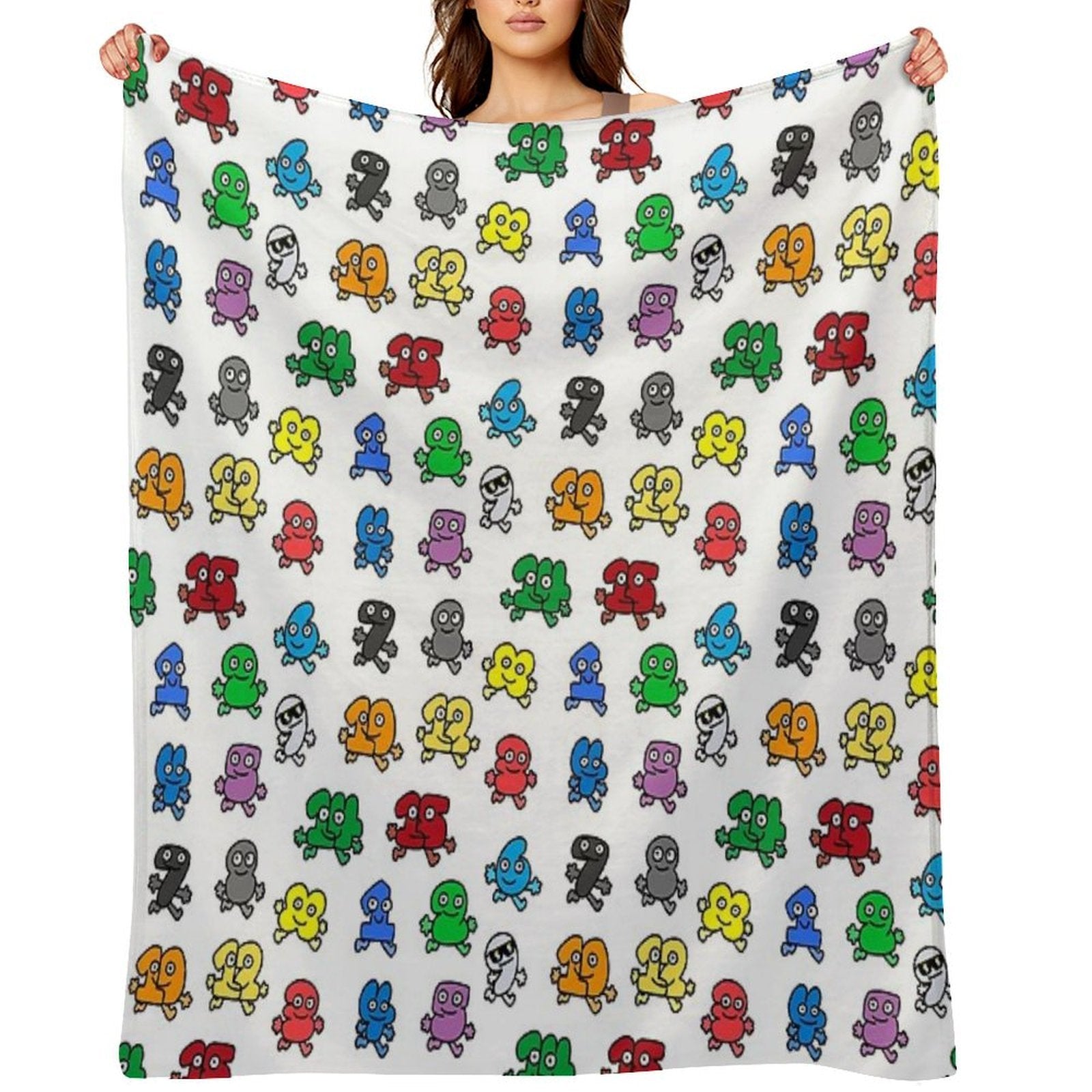 All Algebralien Pack BFDI Anti-pilling Throw Blanket
