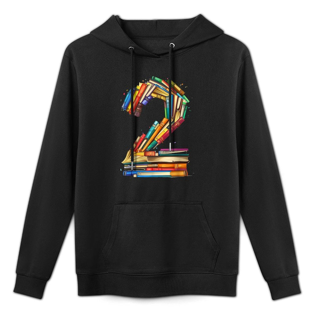 Toddler 2nd Birthday Books Themed 2 Year Old Boys Kids Girls Casual Wear Hoodie