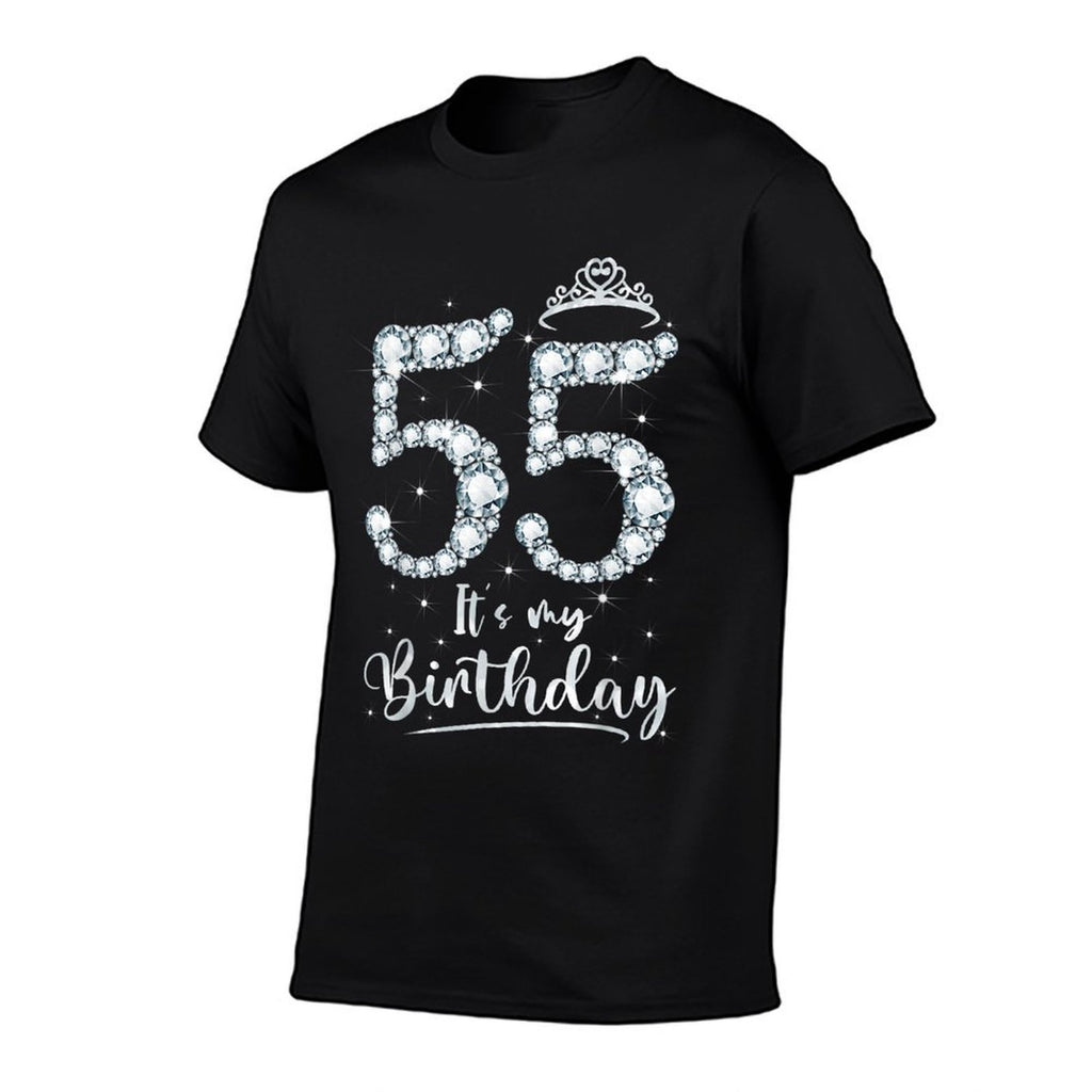 55 It's My Birthday 55 Years Old 55th Birthday Women Gift  Durable T-Shirt