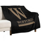The Wofford Wordmark Iconic Premium Throw Blanket