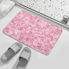 Falling Sakura Cherry Blossom  Odorless Bath Mat