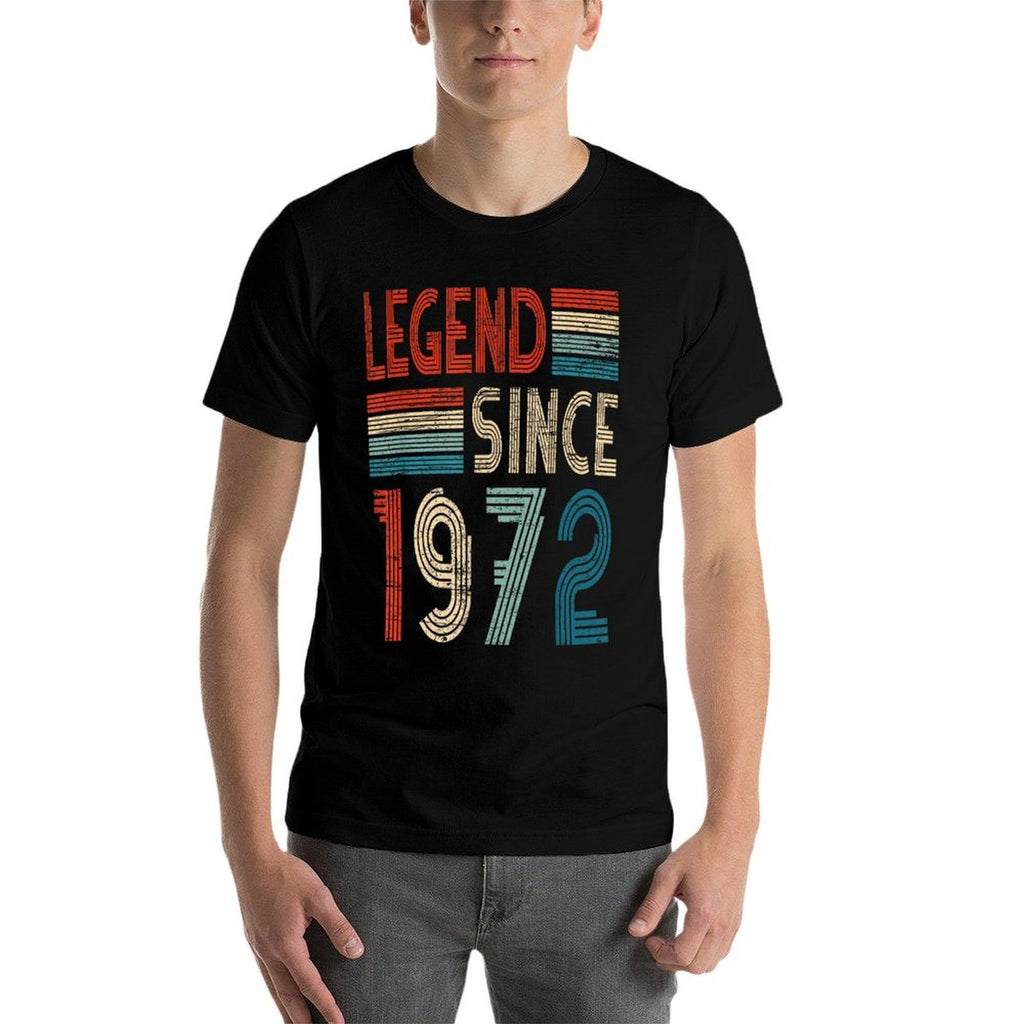 53 Birthday Gifts Legend Since 1972 Vintage Limited Edition  Polyester Blend T-Shirt
