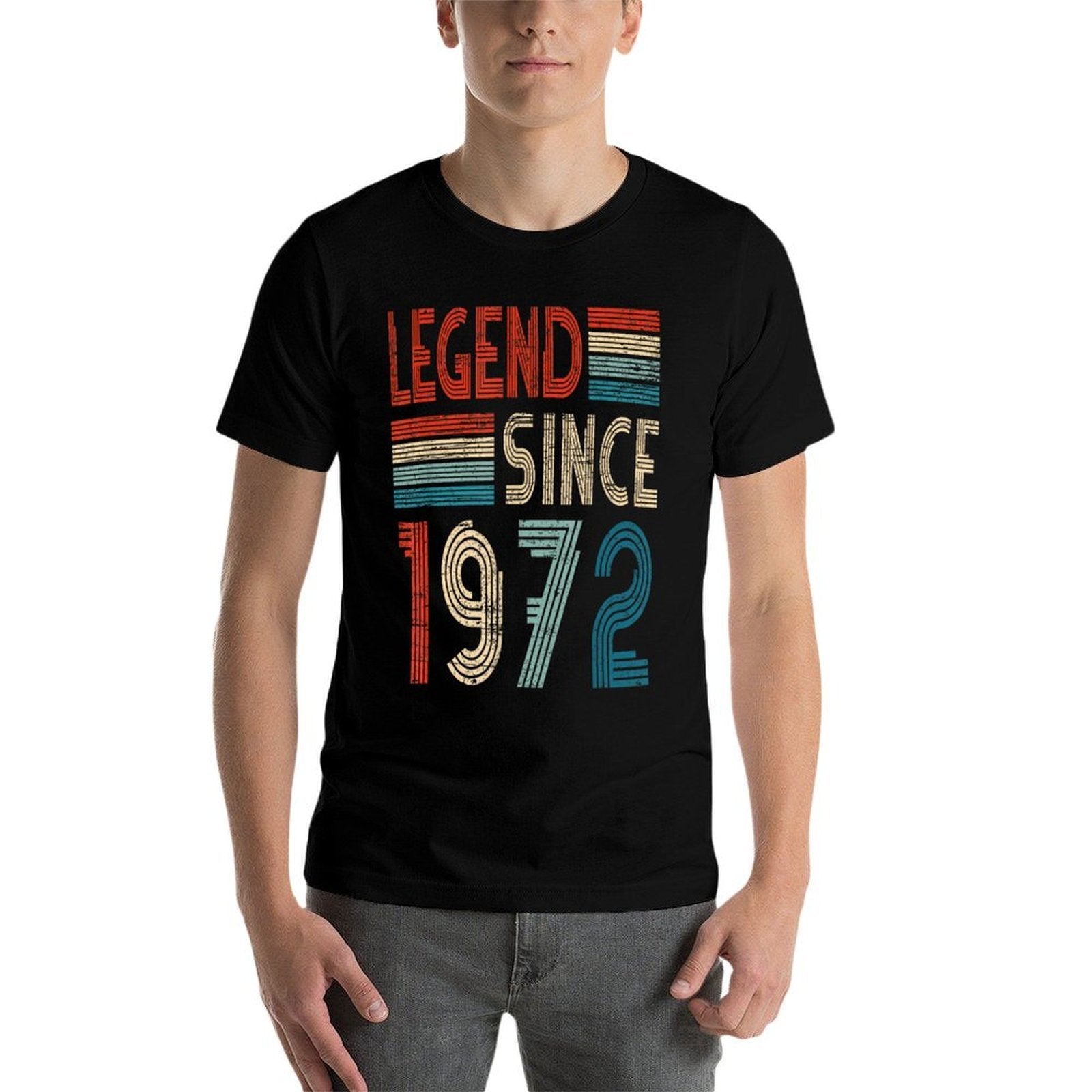 53 Birthday Gifts Legend Since 1972 Vintage Limited Edition  Polyester Blend T-Shirt