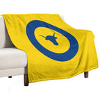Oxford U's Retro Mod Roundel Multi-functional Throw Blanket