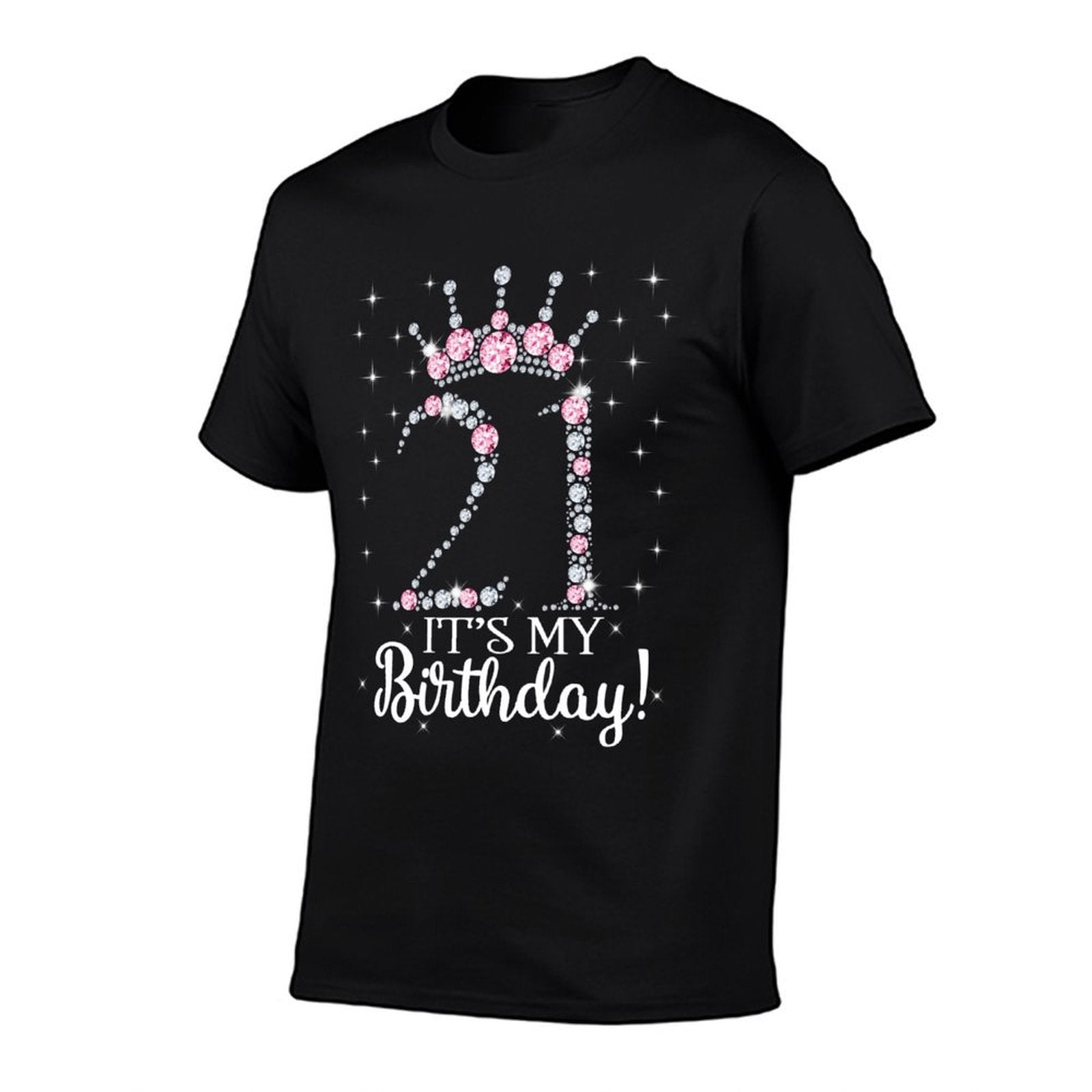 21 It's My Birthday 2001 21st Birthday Gift For Girls Ladies  Tagless Design T-Shirt