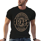 100 Years Old Vintage 1925 100th Birthday Classic  Graphic-printed T-Shirt