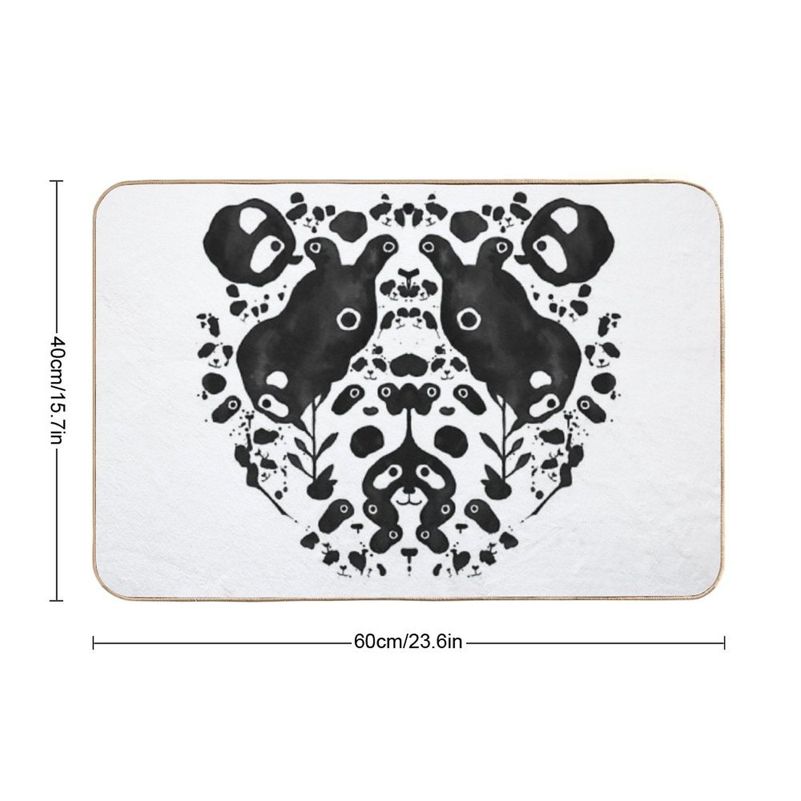 Bamboo Forest  Stain-Proof Bath Mat