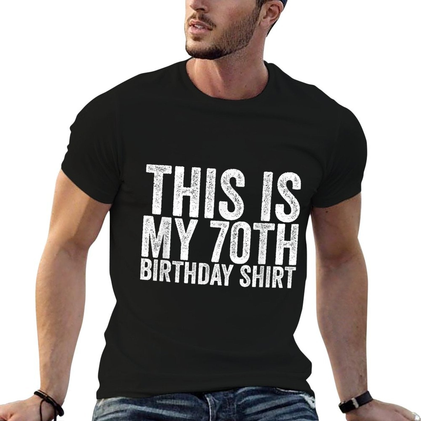 70th Birthday  Wrinkle-resistant T-Shirt