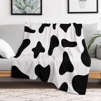 Black And White Compact Throw Blanket