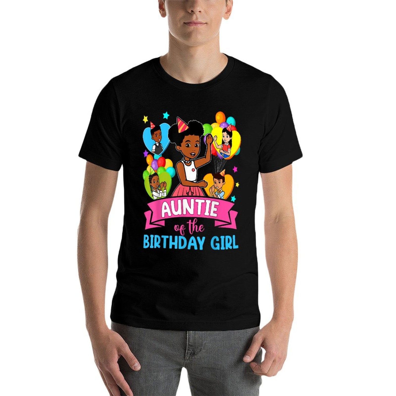 Auntie Gracie's Corner Birthday Dolls Cute Party Gift  Stretchy T-Shirt