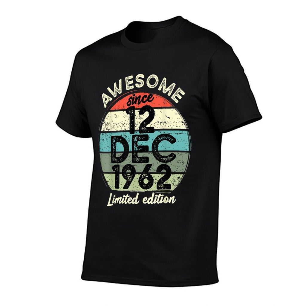 60 Year Old Birthday 12 December 1962 60th Birthday  Moisture-wicking T-Shirt