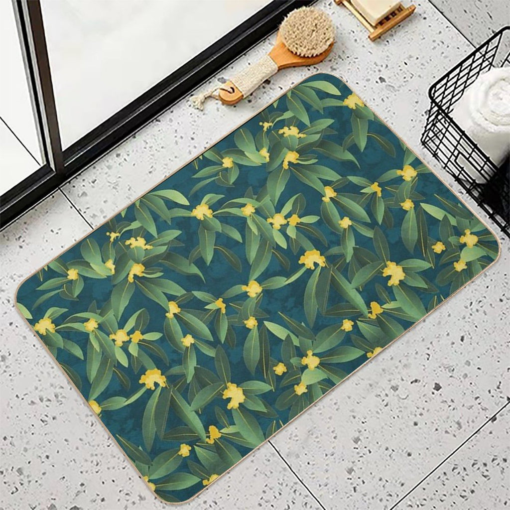 Loquat Medlar Tree in Autumn I  Multi-Purpose Bath Mat