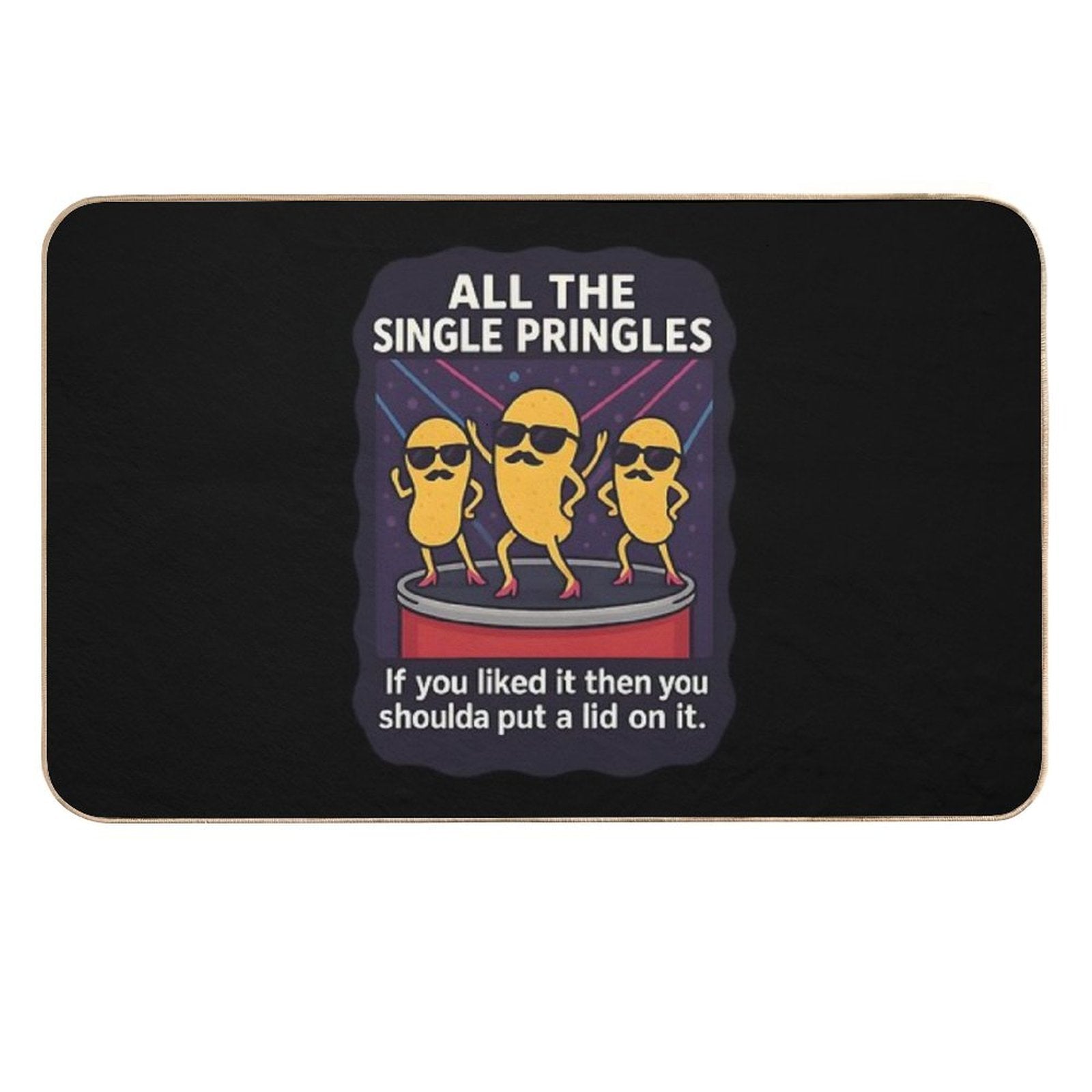 All The Single Pringles  Slip-Resistant Bath Mat