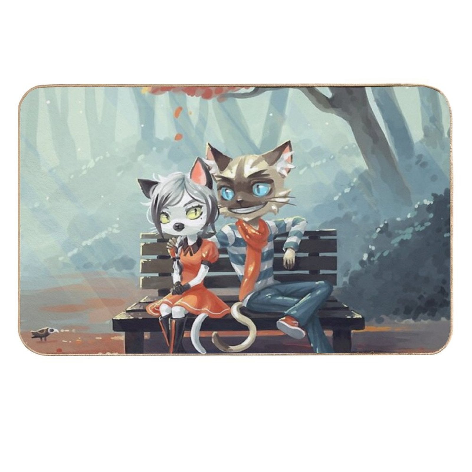 Date  Repositionable Bath Mat