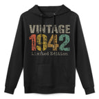 Vintage 1942 Limited Edition 83rd Birthday Gifts 83 Year Old Shrink-Resistant Hoodie