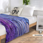 Purple Sky Versatility Throw Blanket