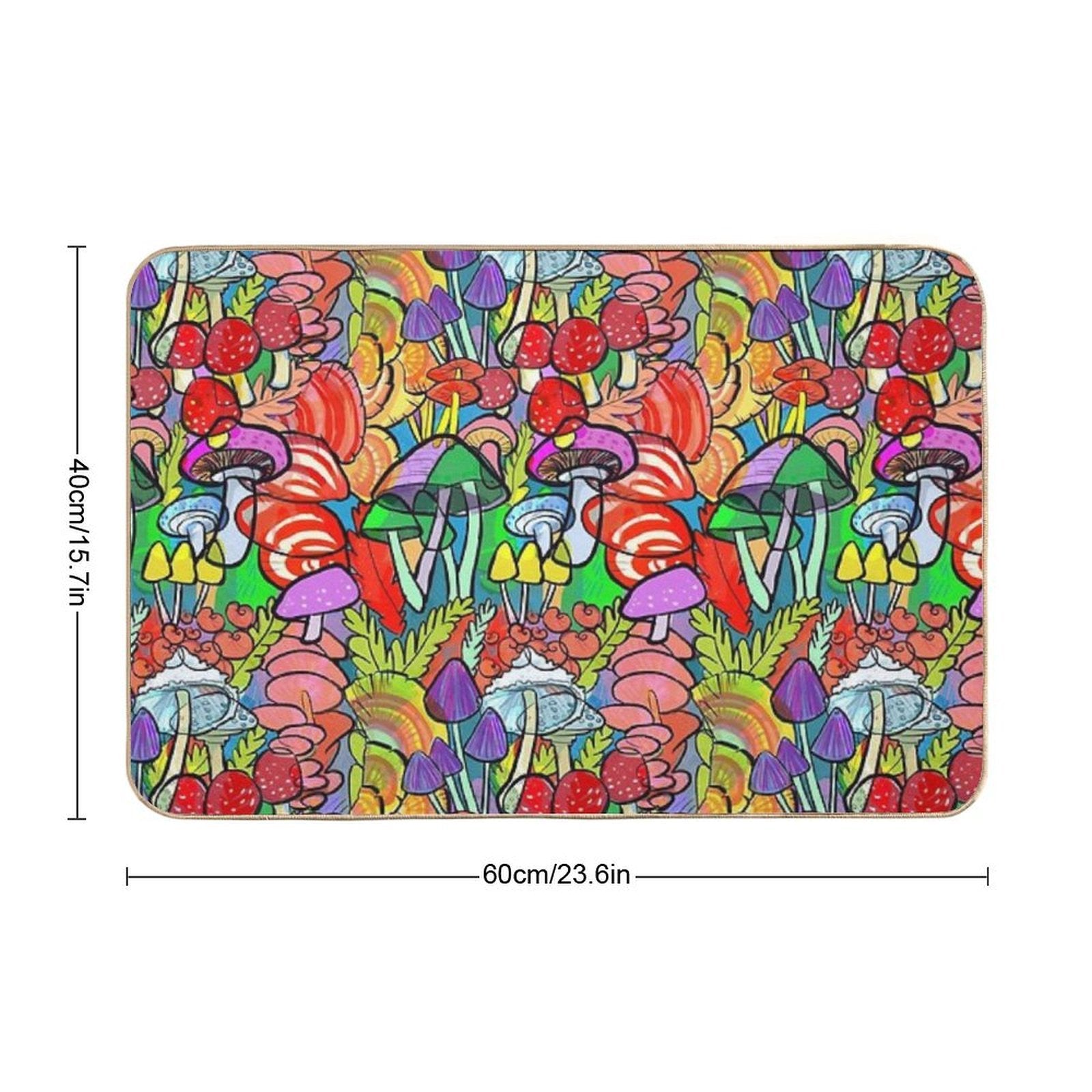 Overnight A Forest Appeared  Non-Slip Bath Mat