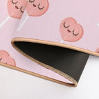 Just Peachy Lollipops  Repositionable Bath Mat