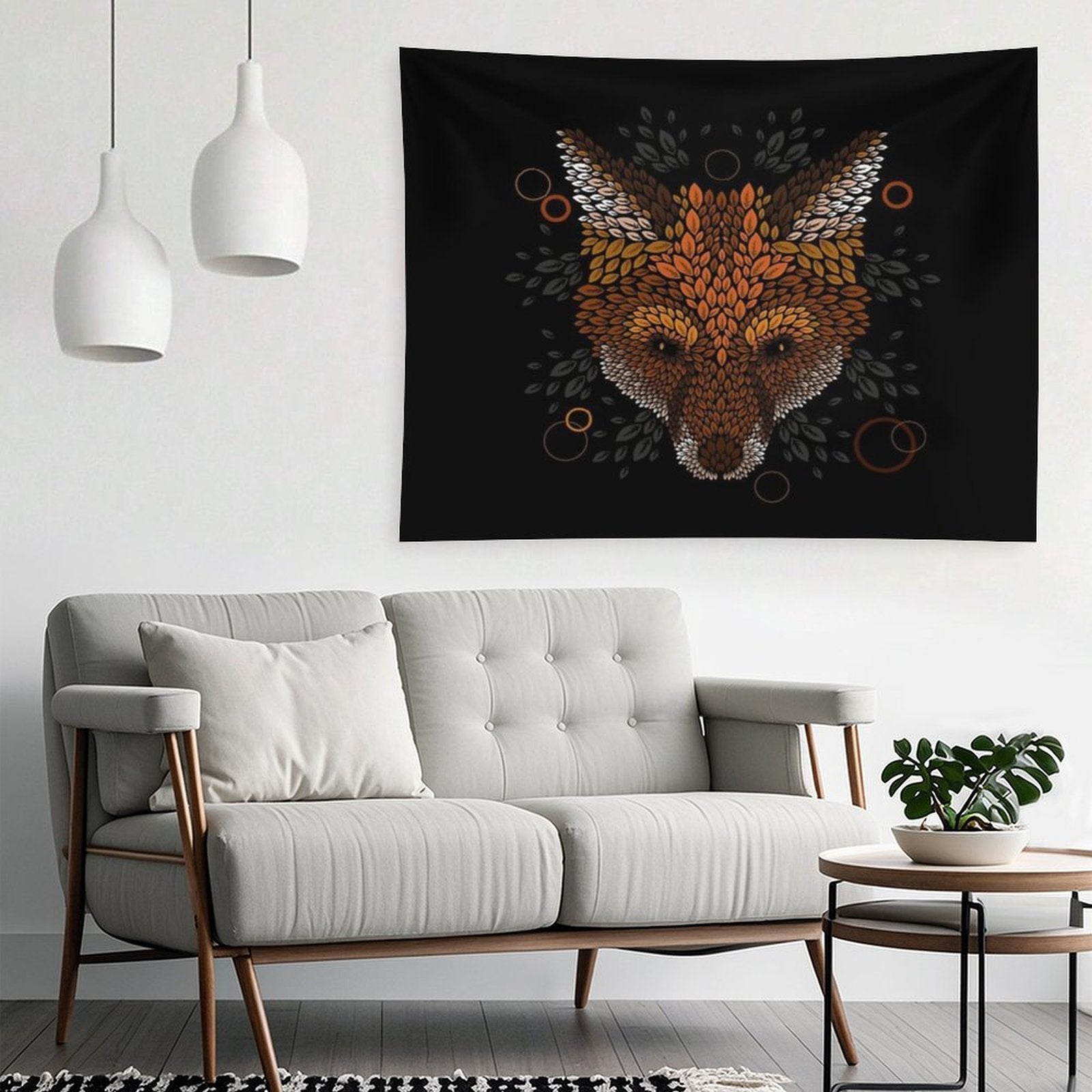 Fox Face Tapestry