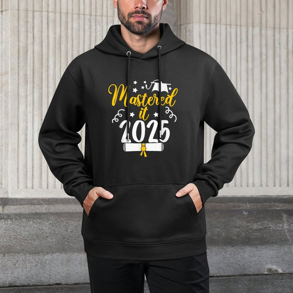 Mastered It Class of 2025 Master Degree PHD Gifts Graduation Customizable Surface Hoodie