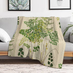 Maidenhair Ferns Quick-dry Throw Blanket