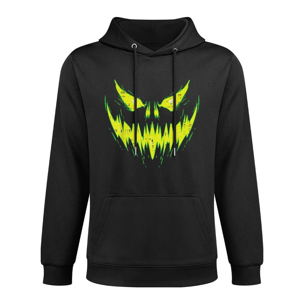Scary Pumpkin Jack O Lantern Face Halloween Men Boys Kids Versatile Streetwear Hoodie