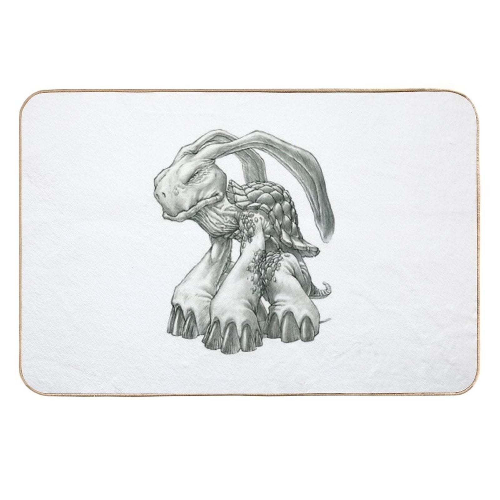 The Malaysian Rabbit-Eared Tortoise  Dirt-Trapping Bath Mat