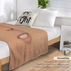 Nicolas Cage Giant Face Versatility Throw Blanket