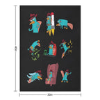 You Can Call Him Agent P Velvety-soft Throw Blanket