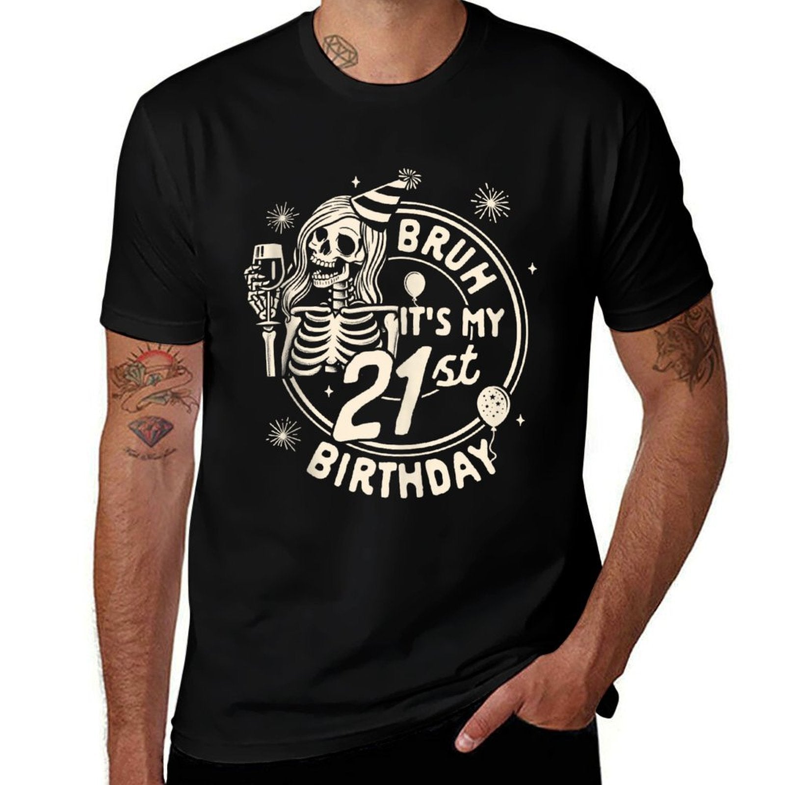 21st Birthday 21 Years Birthday Bruh It's My 21st Birthday  Classic T-Shirt