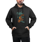 1969 50th 50 Birthday Gift Idea For Cyclist Men Women Medium-Weight Fabric Hoodie