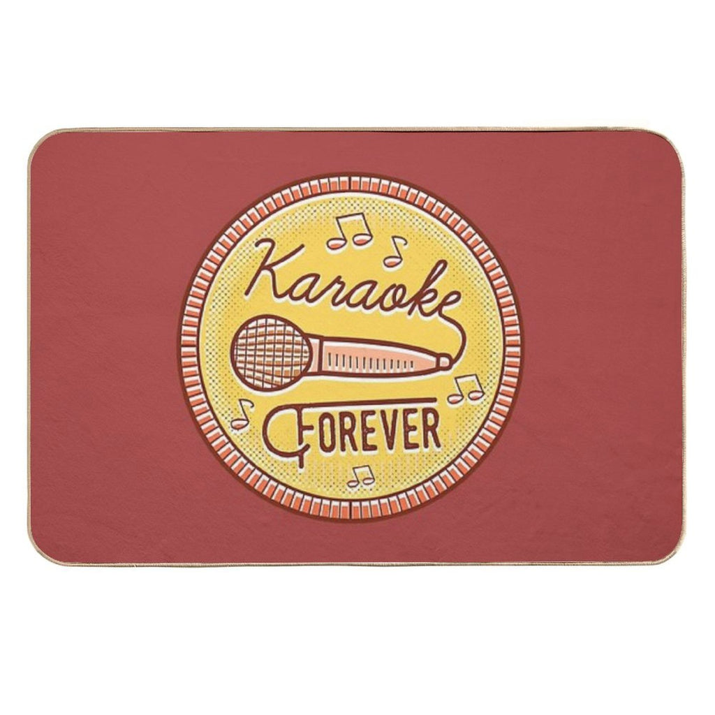 Karaoke Forever  Non-Slip Bath Mat