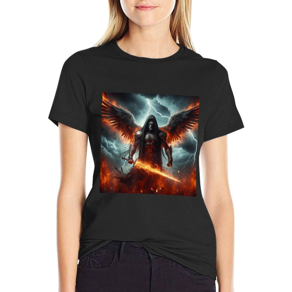 Archangel Azrael Religious Fantasy Christian Angel Graphic  Classic T-Shirt
