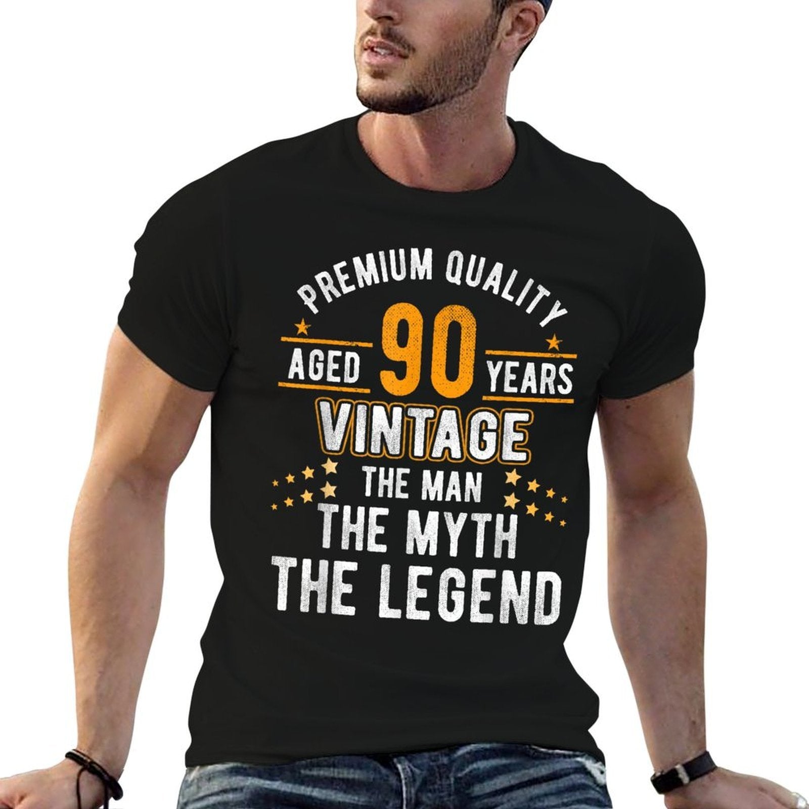 90 Years Old The Man Myth Legend Vintage 90th Birthday  Breathable T-Shirt