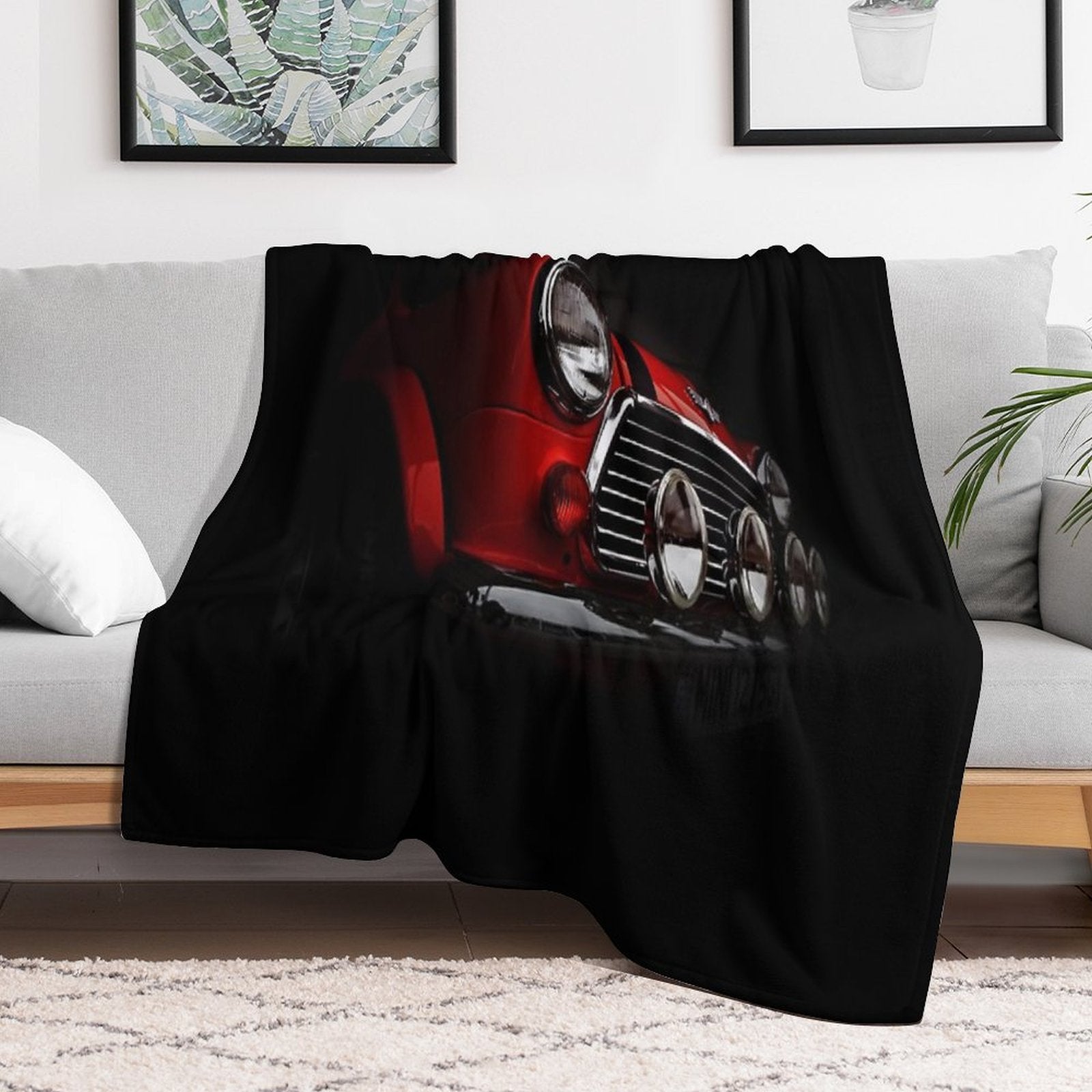 Mini Rally Premium Throw Blanket