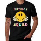 Birthday Squad Groovy Matching Family Birthday Squad  Eco-friendly Material T-Shirt
