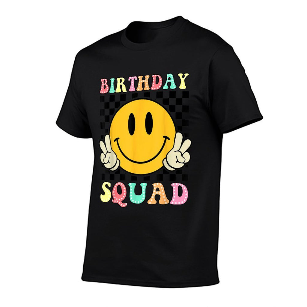 Birthday Squad Groovy Matching Family Birthday Squad  Eco-friendly Material T-Shirt