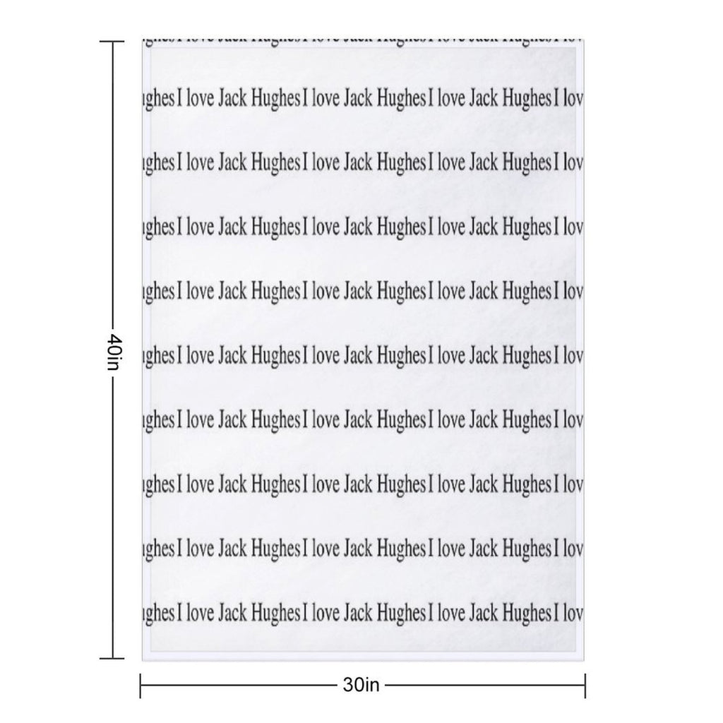 I Love Jack Hughes Multi-functional Throw Blanket