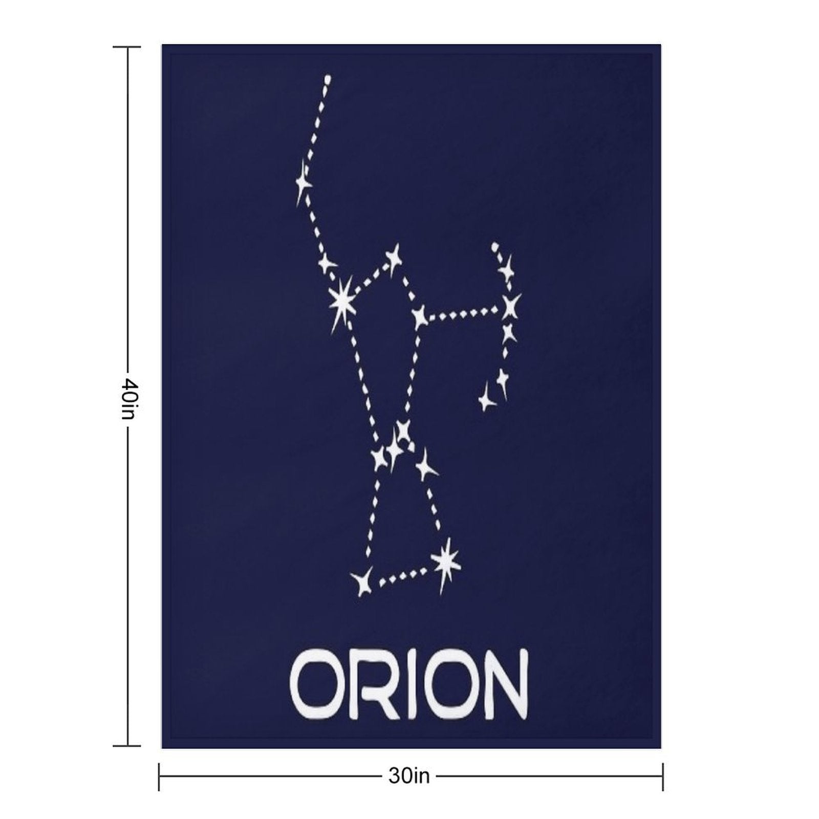 Orion-constellation Travel-friendly Throw Blanket