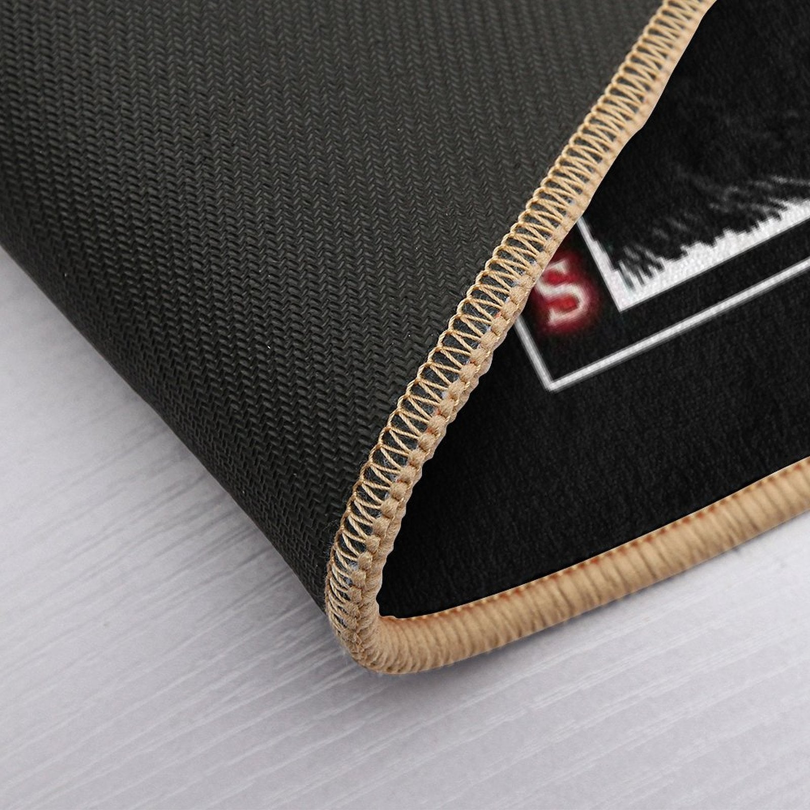 Asta Devil Union 4th Form (Black Clover)  Repositionable Bath Mat