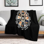 12 Twelve Tribes of Israel Hebrew Israelite Judah Jerusalem Quick-dry Throw Blanket