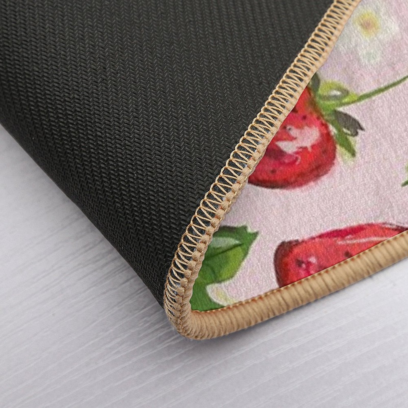 Strawberry Botanical  High-Traffic Bath Mat