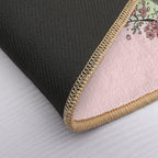 Flying Squirrel with Cherry Blossom  Rapid-Drying Bath Mat