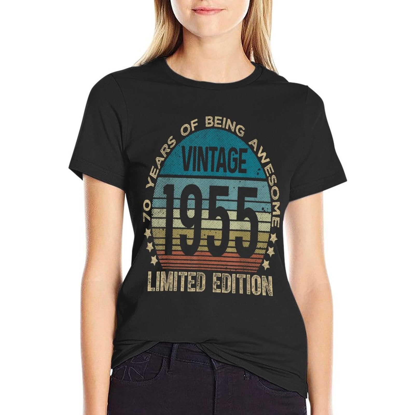 70 Year Old Gifts Vintage 1955 Limited Edition 70th Birthday Comfortable T-Shirt